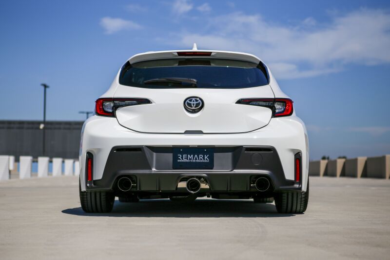 Remark RK-C3076T-05S - REMRK-C3076T-05S - REMARK Catback Exhaust, Toyota GR Corolla, Elite Spec Stainless Center Cover - Shipped in Europe - Tuningsupply.com