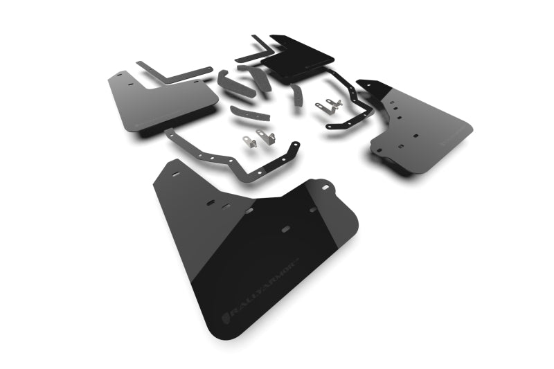 Rally Armor MF148-UR-BLK-MBK - RALMF148-UR-BLK-MBK - Rally Armor 2025+ Toyota 4Runner Black UR Mud Flap w/ Metallic Black Logo - Shipped in Europe - Tuningsupply.com