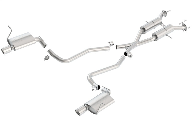 Borla 140406 - BOR140406 - Borla 11-16 Jeep Grand Cherokee Limited/Laredo 5.7L 8cyl 4WD/RWD SS Catback Exhaust - Shipped in Europe - Tuningsupply.com