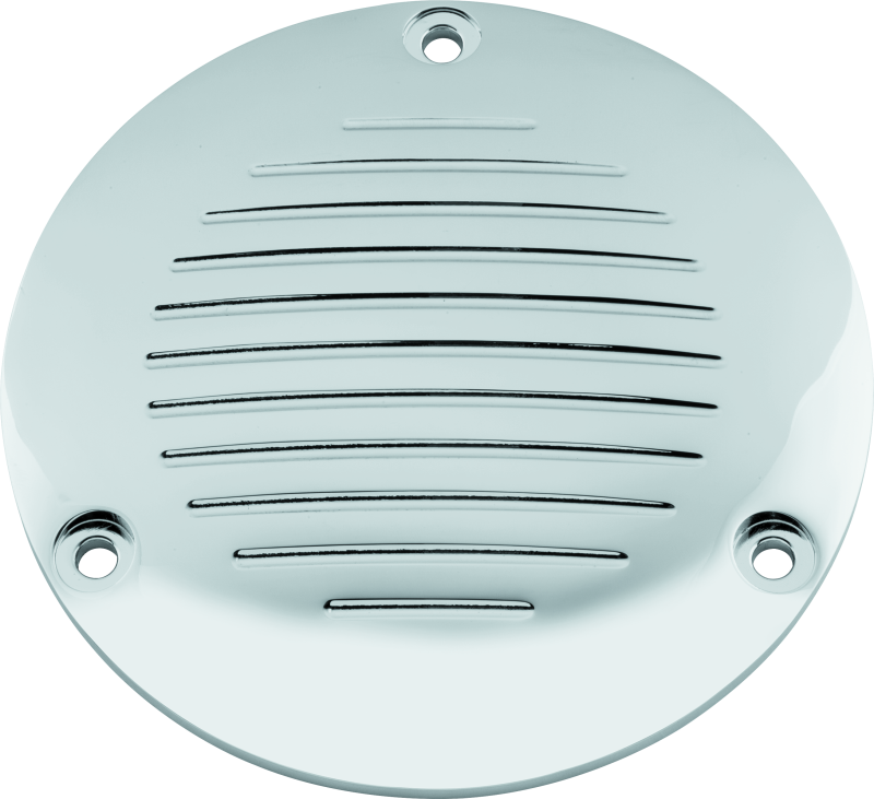 Bikers Choice 490826 - BKC490826 - Bikers Choice 70-98 Big Twin Chrome Grooved 3 Hole Derby Cover - Shipped in Europe - Tuningsupply.com