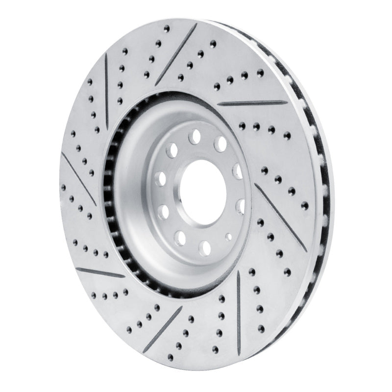 R1 Concepts 830-74034R - RNC830-74034R - R1 15-19 Volkswagen Golf R Front Right Drilled & Slotted Geo-Carbon Rotor - Shipped in Europe - Tuningsupply.com