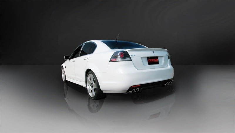 CORSA Performance 14950 - COR14950 - Corsa 2008-2009 Pontiac G8 GXP 6.0L V8 Polished Sport Cat-Back + XO Exhaust - Shipped in Europe - Tuningsupply.com