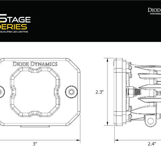 Diode Dynamics DD7148 - DIODD7148 - Diode Dynamics Stage Series Flush Mount Reverse Light Kit C2 Sport - Shipped in Europe - Tuningsupply.com