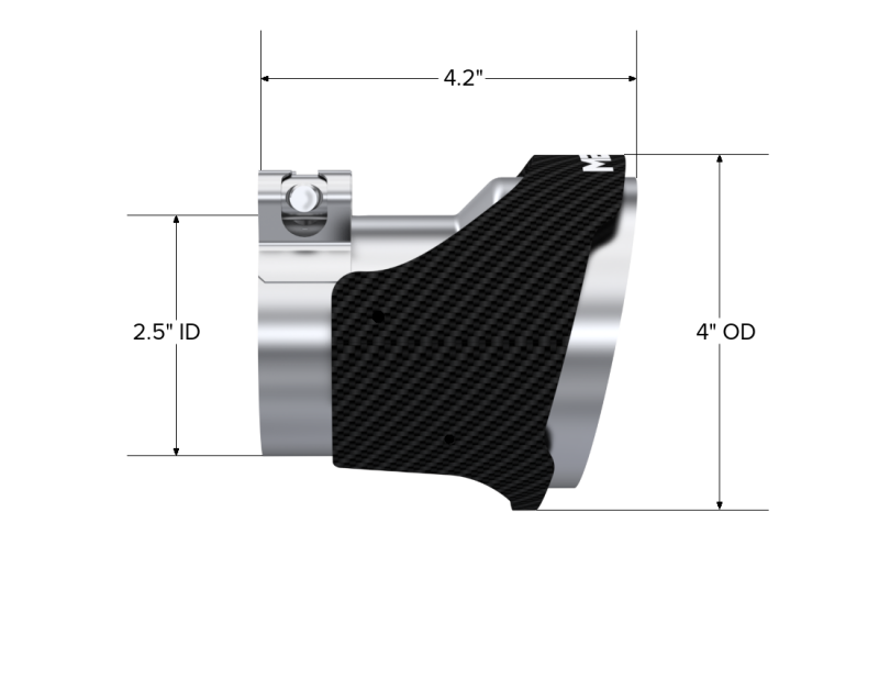 MBRP PT5195CF - MBRPT5195CF - MBRP 18-22 Kia Stinger GT Bezel Kit Quad Tip CF - Shipped in Europe - Tuningsupply.com