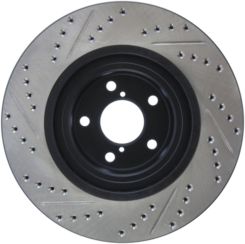 Stoptech 127.47021L - STO127.47021L - StopTech Slotted & Drilled Sport Brake Rotor - Shipped in Europe - Tuningsupply.com