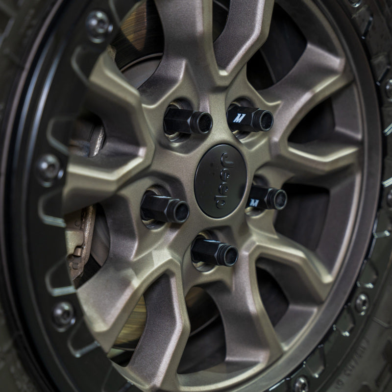 Mishimoto - MISMMLG-M14-20LBK - Mishimoto Steel Locking Lug Nuts M14x1.5 20pc Set Black - Shipped in Europe - Tuningsupply.com