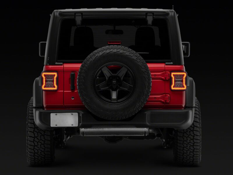 Raxiom J181426 - RAXJ181426 - Raxiom 18-26 Jeep Wrangler JL LED Tail Lights- Clear Housing- Clear Lens - Shipped in Europe - Tuningsupply.com