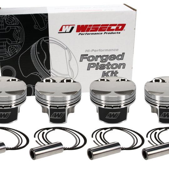 Wiseco K666M855AP - WISK666M855AP - Wiseco Mitsu Evo 4-9 4G63 Asymmetric Skirt Bore 85.50mm - Size +.020 - CR 9.5 Piston Set - Shipped in Europe - Tuningsupply.com