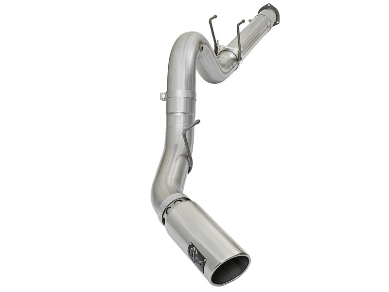 aFe 49-03090-P - AFE49-03090-P - aFe ATLAS 5in DPF-Back Alum Steel Exhaust System w/Polished Tip 2017 Ford Diesel Trucks V8-6.7L (td) - Shipped in Europe - Tuningsupply.com