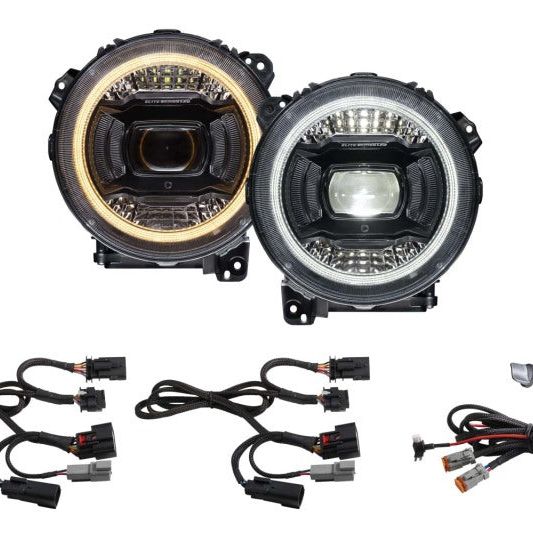 Diode Dynamics DD5166 - DIODD5166 - Diode Dynamics 18-23 Jeep JL Wrangler Elite LED Headlamps - Shipped in Europe - Tuningsupply.com