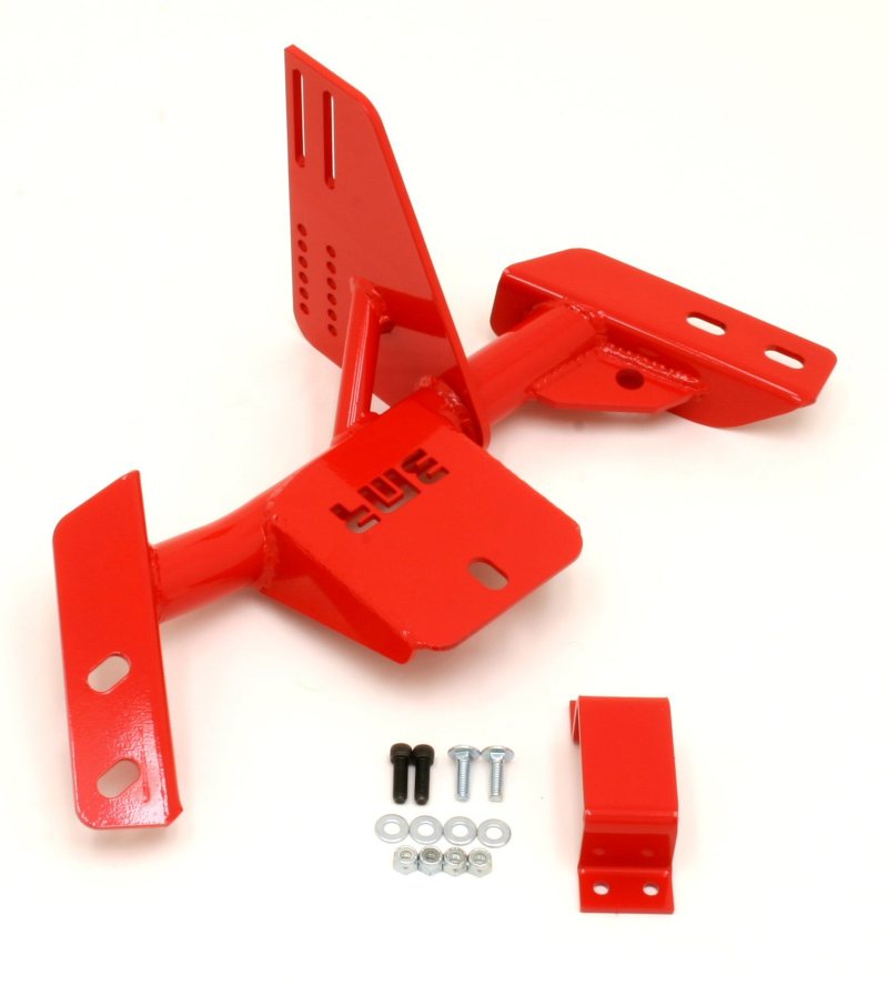 BMR Suspension TCC018R - BMRTCC018R - BMR 84-92 3rd Gen F-Body Torque Arm Relocation Crossmember TH350 / PG - Red - Shipped in Europe - Tuningsupply.com