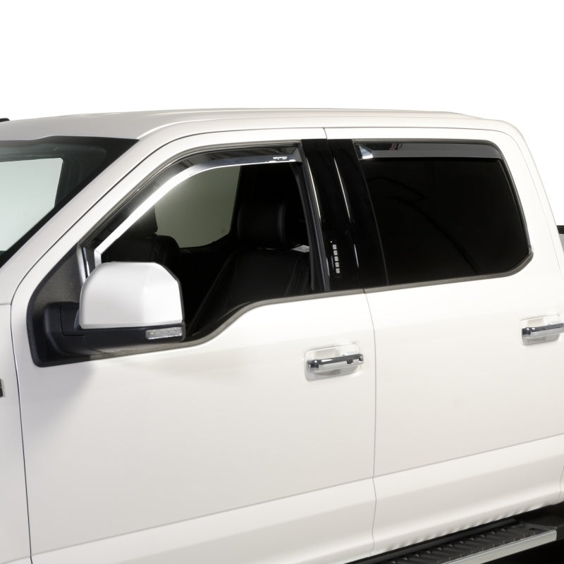 Putco 480065 - PUT480065 - Putco 17-20 Ford SuperDuty - Crew Cab (Set of 4) Element Chrome Window Visors - Shipped in Europe - Tuningsupply.com