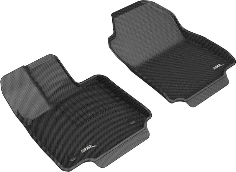 3D MAXpider L1TY25411509 - ACEL1TY25411509 - 3D MAXpider 2019-2020 Toyota RAV4 Kagu 1st Row Floormat - Black - Shipped in Europe - Tuningsupply.com