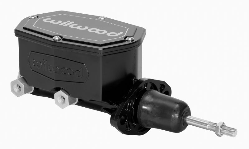 Wilwood 260-14958-BK - WIL260-14958-BK - Wilwood Compact Tandem Master Cylinder - 15/16in Bore - w/Pushrod (Black) - Shipped in Europe - Tuningsupply.com