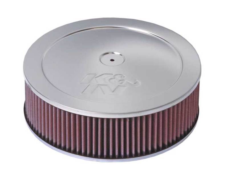 K&N Engineering 60-1180 - KNN60-1180 - K&N Custom Round Filter 5-1/8in FLG / 11in Dia / 4-3/4in H w/VENT - Shipped in Europe - Tuningsupply.com