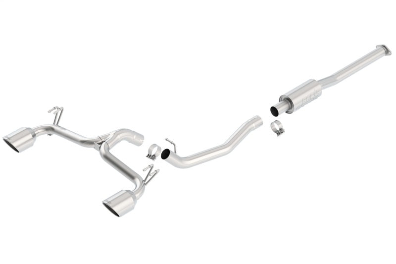 Borla 140334 - BOR140334 - Borla 09-15 Mitsubishi Lancer Ralliart 2.0L 4cyl MT 6spd AWD Catback Exhaust - Shipped in Europe - Tuningsupply.com
