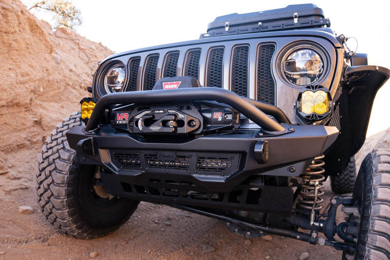 DV8 Offroad - DVEFBJL-09 - DV8 Offroad 18-23 Wrangler JL/Gladiator JT Spec Series Front Bumper - Shipped in Europe - Tuningsupply.com