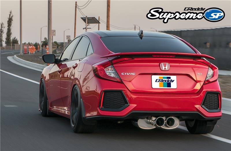 GReddy - GRE10158217 - GReddy 2017+ Honda Civic SI Sedan Supreme SP Exhaust - Shipped in Europe - Tuningsupply.com