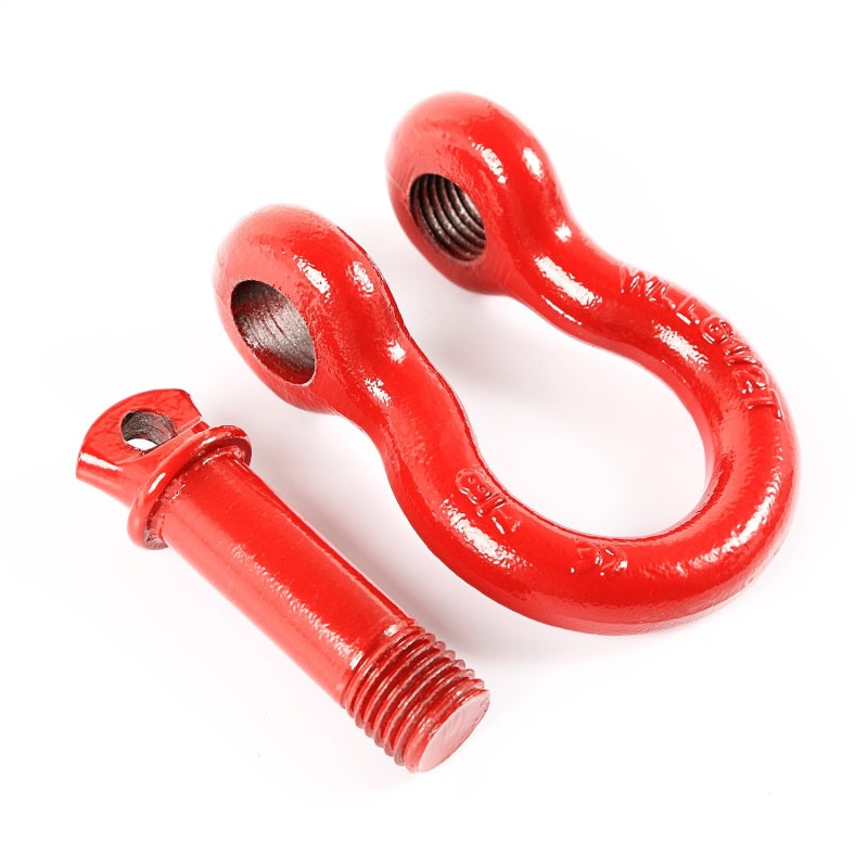 Rugged Ridge 11235.13 - RUG11235.13 - Rugged Ridge Red 7/8in D-Shackles - Shipped in Europe - Tuningsupply.com