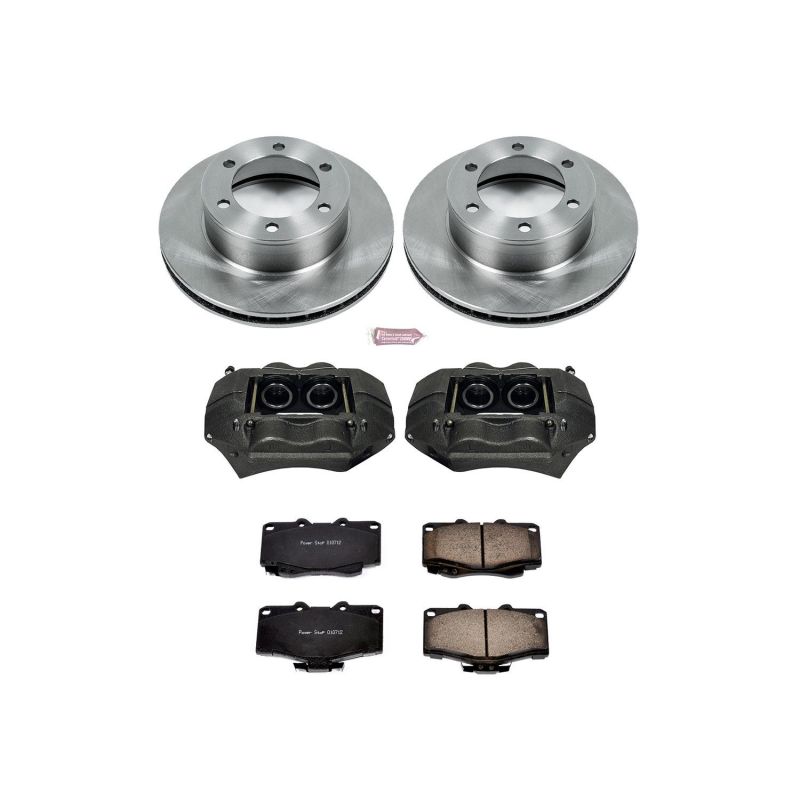 PowerStop KCOE1233A - PSBKCOE1233A - Power Stop 95-04 Toyota Tacoma Front Autospecialty Brake Kit w/Calipers - Shipped in Europe - Tuningsupply.com