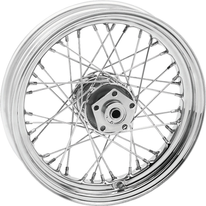 Bikers Choice 492455 - BKC492455 - Bikers Choice 73-83 FL FX (FX Rear Only) Chrome 16 Inch Dual Flange Wheel Replaces H-D 40968-73 - Shipped in Europe - Tuningsupply.com
