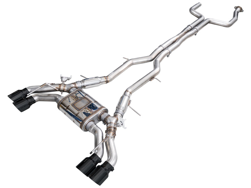AWE Tuning 3025-43562 - AWE3025-43562 - AWE Tuning 22-26 Cadillac CT5-V Blackwing SwitchPath Exhaust - Diamond Black Tips - Shipped in Europe - Tuningsupply.com