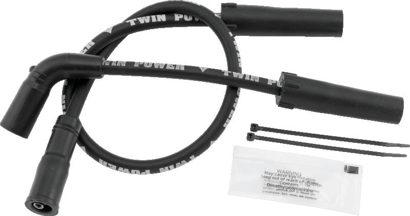 TwinPower 110113 - TWP110113 - Twin Power 99-06 FLH FLT With Carb 07-Up XL Black Ignition Wire Set - Shipped in Europe - Tuningsupply.com