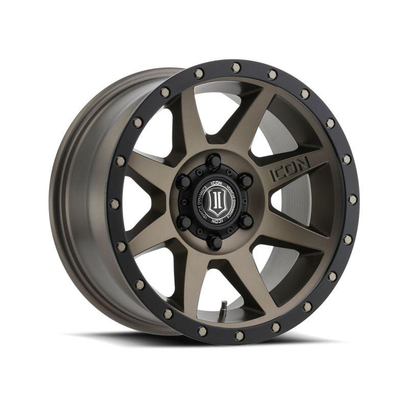 ICON 1817859057BR - ICO1817859057BR - ICON Rebound 17x8.5 6x5.5 25mm Offset 5.75in BS 95.1mm Bore Bronze Wheel - Shipped in Europe - Tuningsupply.com