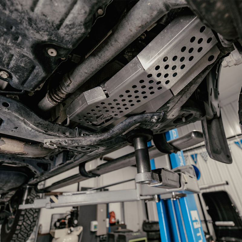 Cali Raised LED CR3877 - CALCR3877 - Cali Raised 16-23 Toyota Tacoma Catalytic Converter Shield Fits - 2Wd 6 Cylinder - Shipped in Europe - Tuningsupply.com