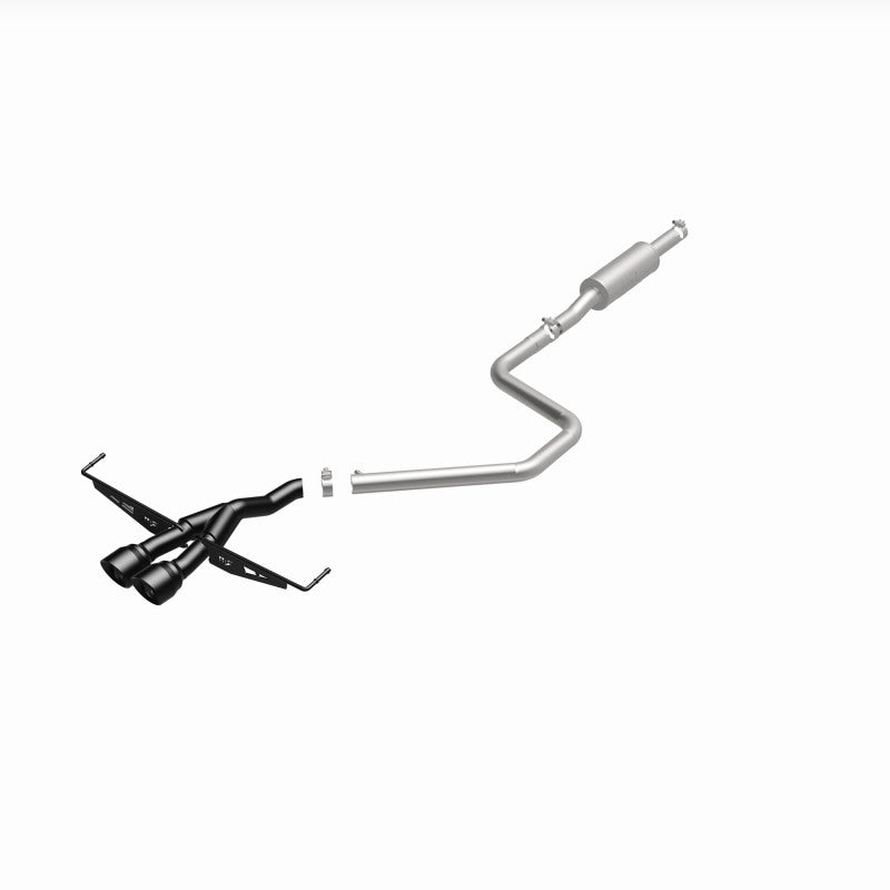 Magnaflow 19455 - MAG19455 - MagnaFlow 2019 Hyundai Veloster 1.6L 2.5in Center Exit Stainless Steel Cat-Back Exhaust w/Blk Tips - Shipped in Europe - Tuningsupply.com