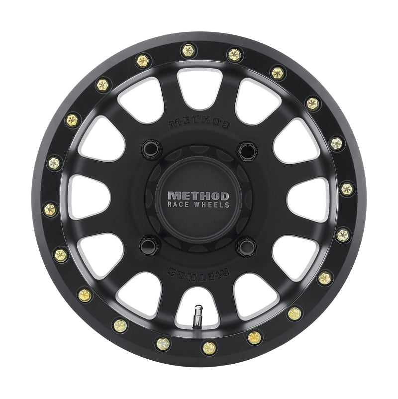 Method Wheels - MRWMR40147047552B - Method MR401 UTV Beadlock 14x7 / 5+2/38mm Offset / 4x136 / 106mm CB Matte Black Wheel - Shipped in Europe - Tuningsupply.com
