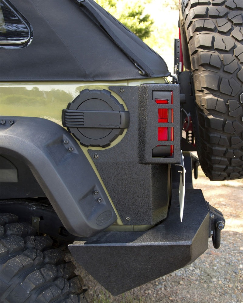 Rugged Ridge 11615.20 - RUG11615.20 - Rugged Ridge XHD Corner Guard Rear 07-18 Jeep Wrangler JKU 4 Door - Shipped in Europe - Tuningsupply.com