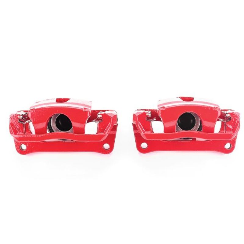 PowerStop S5396 - PSBS5396 - Power Stop 12-17 Ford F-150 Rear Red Calipers w/Brackets - Pair - Shipped in Europe - Tuningsupply.com