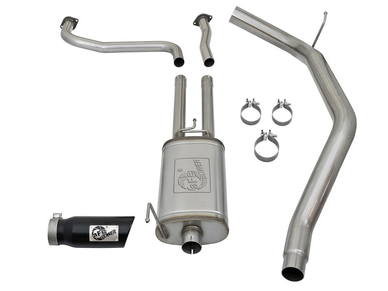aFe 49-46125-B - AFE49-46125-B - aFe MACHForce XP 2.5in Cat-Back Exhaust System w/ Black Tip Nissan Frontier 17-19 V8-5.6L - Shipped in Europe - Tuningsupply.com