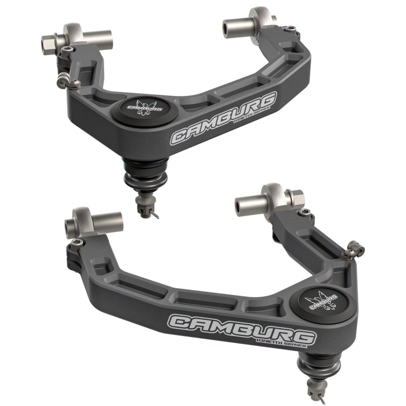 Camburg CAM-110308-GRY - CMBCAM-110308-GRY - Camburg 2024+ Ford Ranger Raptor KINETIK Series Billet X-Joint XL Upper Control Arms - Gray - Shipped in Europe - Tuningsupply.com