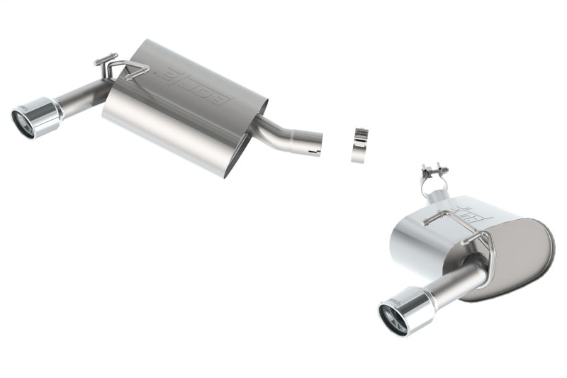 Borla 11845 - BOR11845 - Borla 14-15 Chevy Camaro 3.6L V6 RWD Single Split Rr Exit Touring Exhaust (rear section only) - Shipped in Europe - Tuningsupply.com