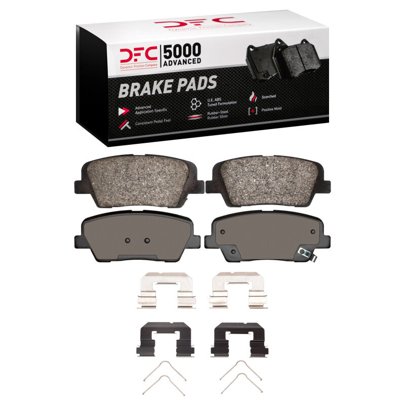 DFC 1551-1816-05 - DFC1551-1816-05 - DFC 18-23 Genesis G70 Rear 5000 Advanced Ceramic Brake Pads and Hardware Kit - Shipped in Europe - Tuningsupply.com