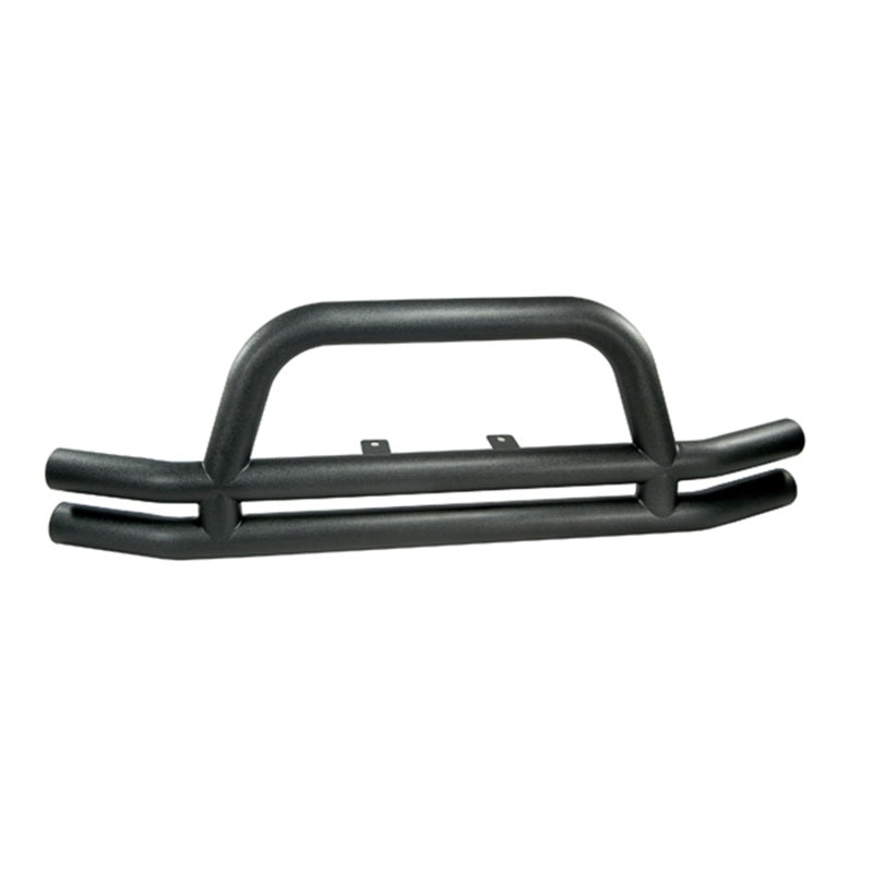 Rugged Ridge - RUG11561.01 - Rugged Ridge 3-In Dbl Tube Front Bumper Black 76-06 CJ &Jeep Wrangler - Shipped in Europe - Tuningsupply.com