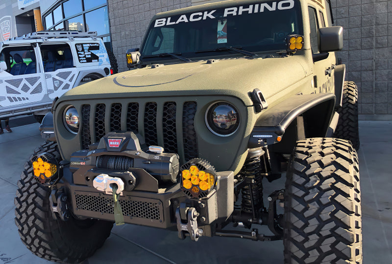 ORACLE Lighting 5839-504-PSC - ORL5839-504-PSC - Oracle Oculus Bi-LED Projector Headlights for Jeep JL/Gladiator JT Satin Silver 5500K - Shipped in Europe - Tuningsupply.com