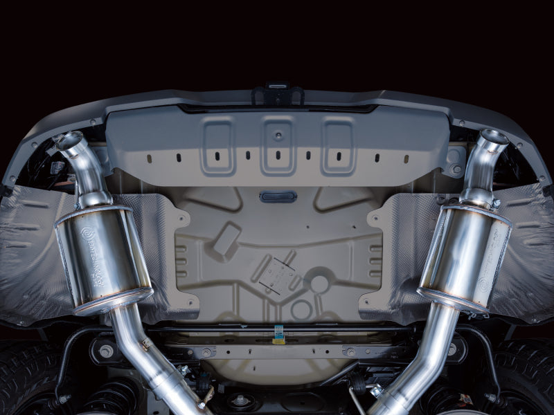 AWE Tuning 3015-28625 - AWE3015-28625 - AWE Tuning 2021+ Ford Explorer Tremor 3.0TT 0FG Dual Rear Exit Exhaust w/ Bash Guard - Shipped in Europe - Tuningsupply.com