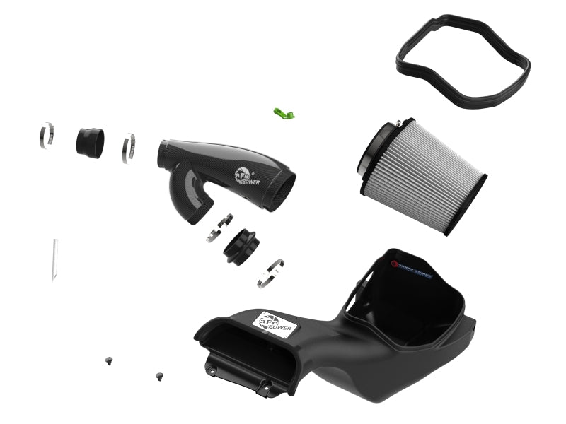 aFe 57-10031D - AFE57-10031D - aFe 21-24 Ford F150 Raptor Track Series Carbon Fiber Cold Air Intake System w/ Pro DRY S Filter - Shipped in Europe - Tuningsupply.com