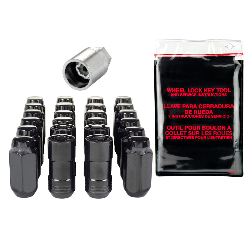 McGard 84640 - MCG84640 - McGard 6 Lug Hex Install Kit w/Locks (Cone Seat Nut) M14X1.5 / 22mm Hex / 1.945in. Length - Black - Shipped in Europe - Tuningsupply.com