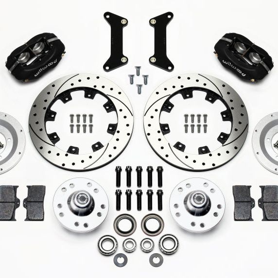 Wilwood 140-12297-D - WIL140-12297-D - Wilwood Forged Dynalite Front Kit 12.19in Drilled 79-87 GM G Body - Shipped in Europe - Tuningsupply.com
