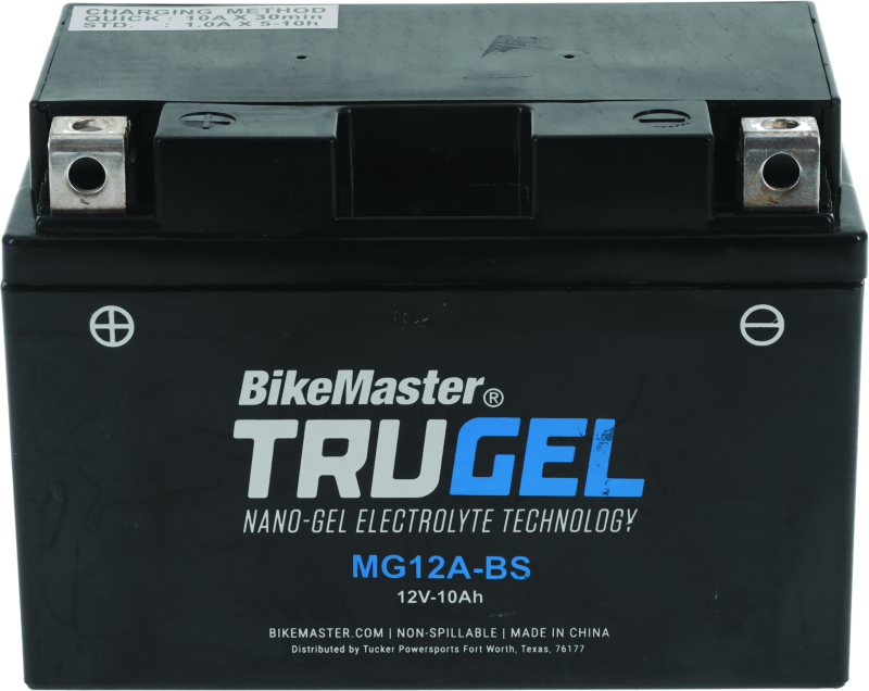 BikeMaster 780504 - BKM780504 - Batteria BikeMaster Trugel MG12A-BS - Shipped in Europe - Tuningsupply.com