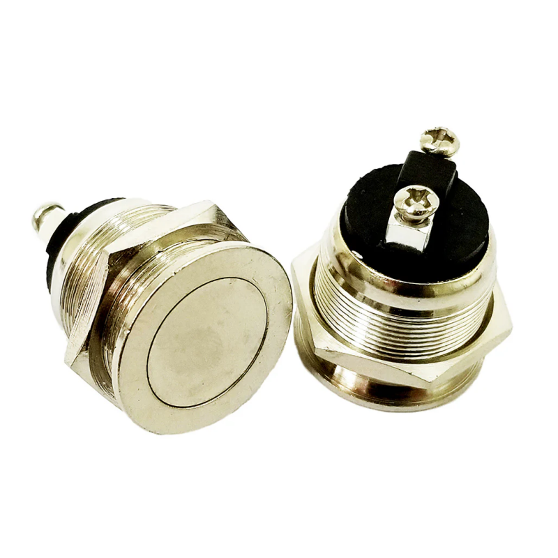 Kleinn Air Horns 320 - KLE320 - Kleinn The Terminator - All-Metal/ Flush-Mount Momentary Push Button Switch - Shipped in Europe - Tuningsupply.com