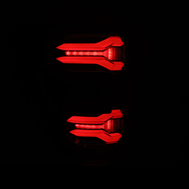 AlphaRex 653060 - ARX653060 - AlphaRex 21-23 Ford F-150 LUXX LED Taillights - Alpha-Black w/ BLIS - Shipped in Europe - Tuningsupply.com