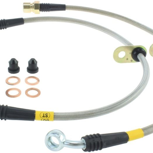 Stoptech 950.62012 - STO950.62012 - StopTech 10+ Camaro SS V8 Stainless Steel Front Brake Lines - Shipped in Europe - Tuningsupply.com