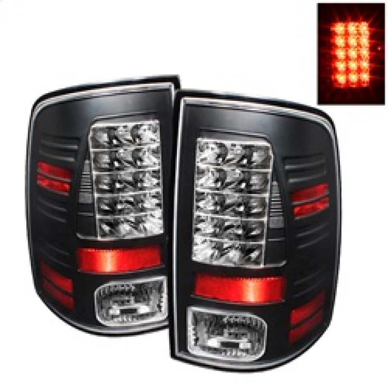 SPYDER 5017543 - SPY5017543 - Spyder Dodge Ram 1500 09-14 10-14 LED Tail Lights Incandescent only - Blk ALT-YD-DRAM09-LED-BK - Shipped in Europe - Tuningsupply.com