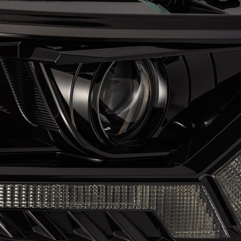 AlphaRex 880121 - ARX880121 - AlphaRex 19-21 Ford Ranger LUXX LED Proj Headlights Plank Style Alpha Black w/Seq Signal/DRL - Shipped in Europe - Tuningsupply.com