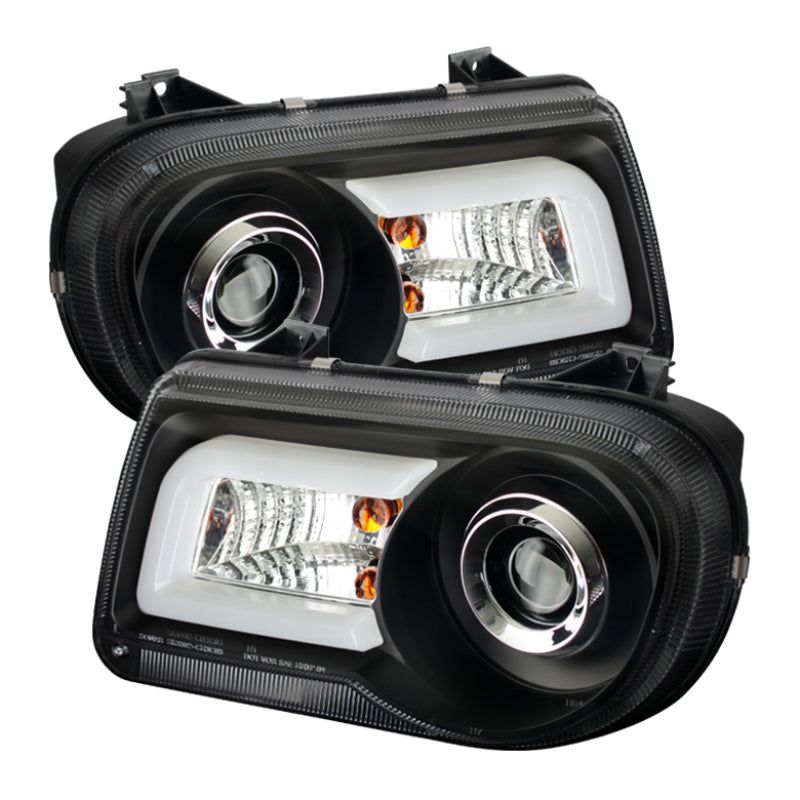 SPYDER 5075659 - SPY5075659 - Spyder Chrysler 300C 05-10 Projector Headlights LED DRL Black High/Low H7 PRO-YD-C300C-DRL-BK - Shipped in Europe - Tuningsupply.com